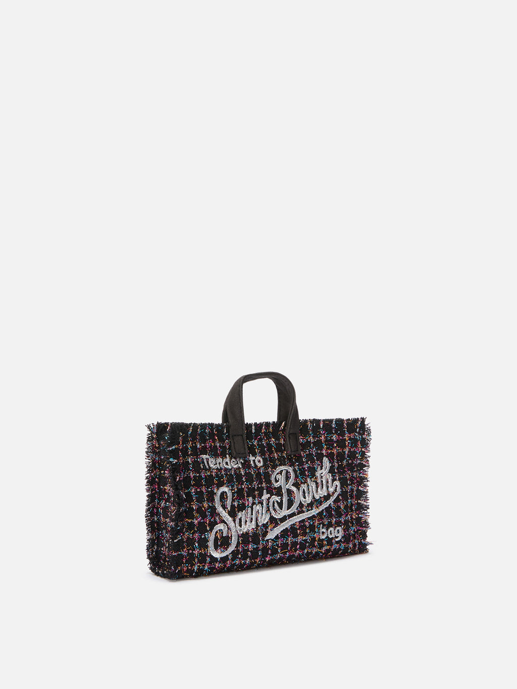 Phone bag en tweed MC2 Saint Barth — Noir — vue 3