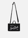 MC2 Saint Barth velvet phone bag — Black