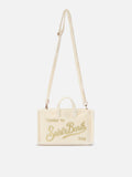 MC2 Saint Barth velvet phone bag — Off-white