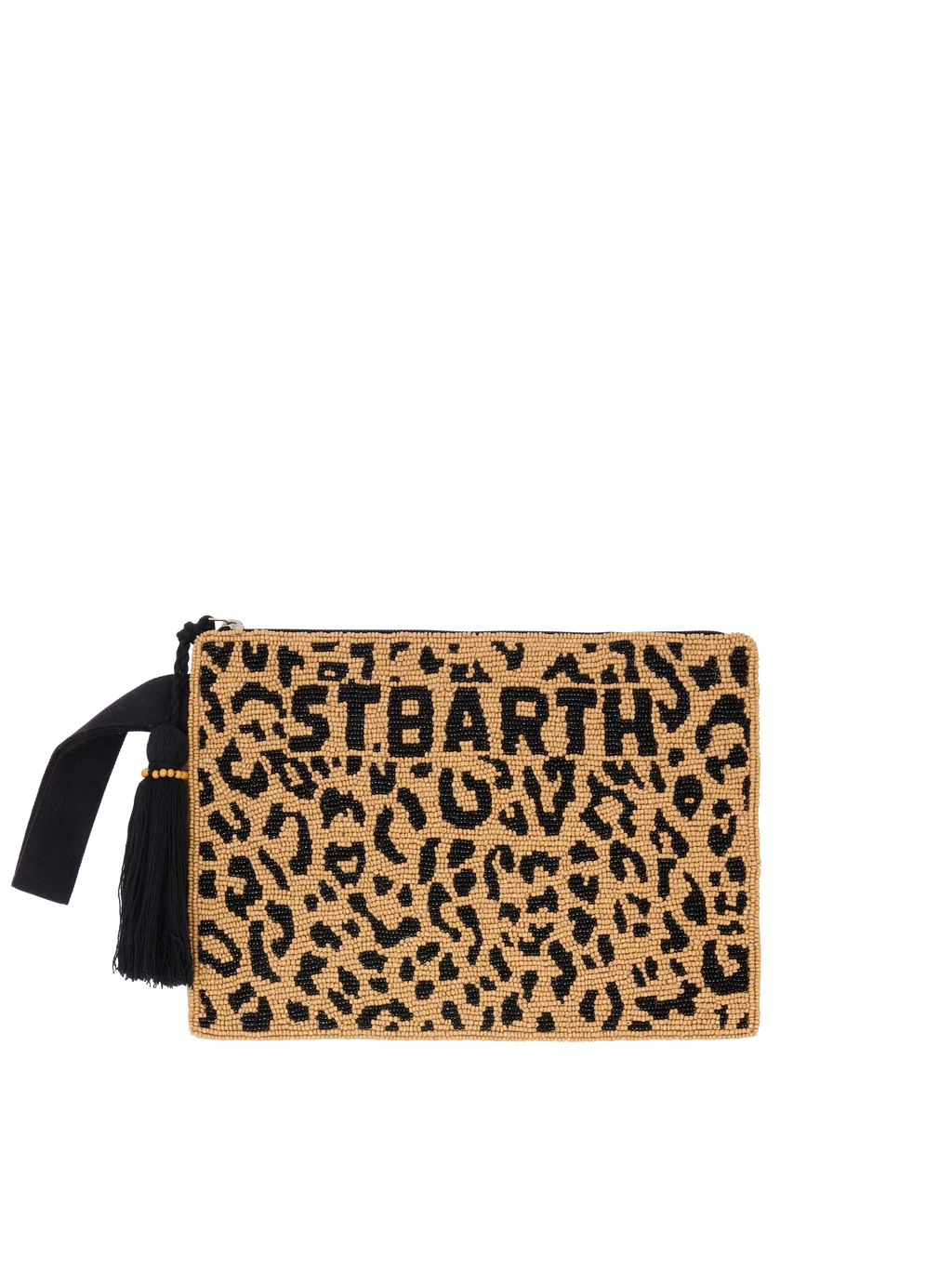 Pouch Pearl in perline MC2 Saint Barth — Leopardato