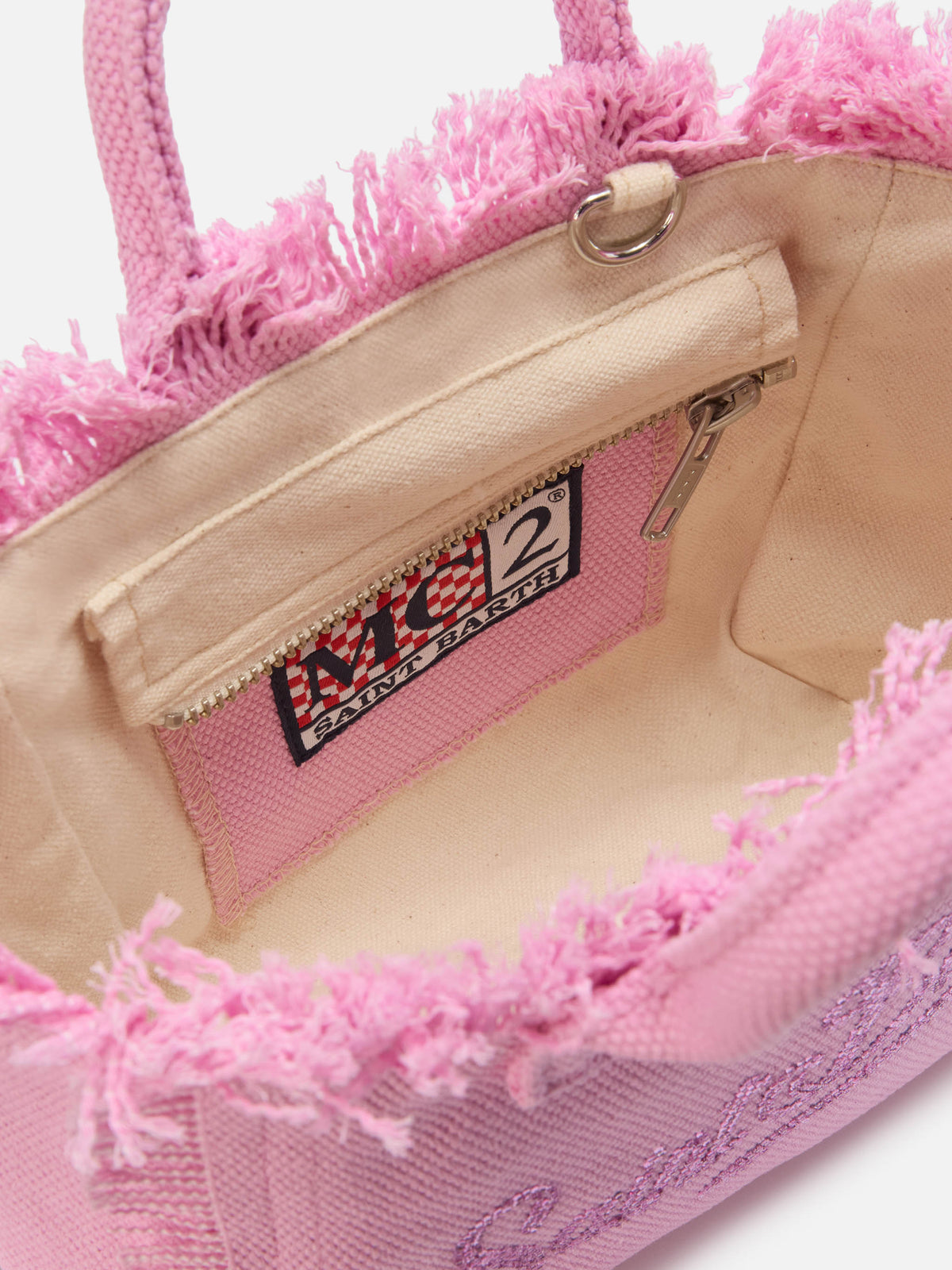 MC2 Saint Barth Vanity mini bag — Pink rhinestones — view 4
