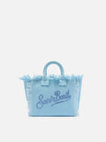 Mini borsa Vanity MC2 Saint Barth — Azzurro strass