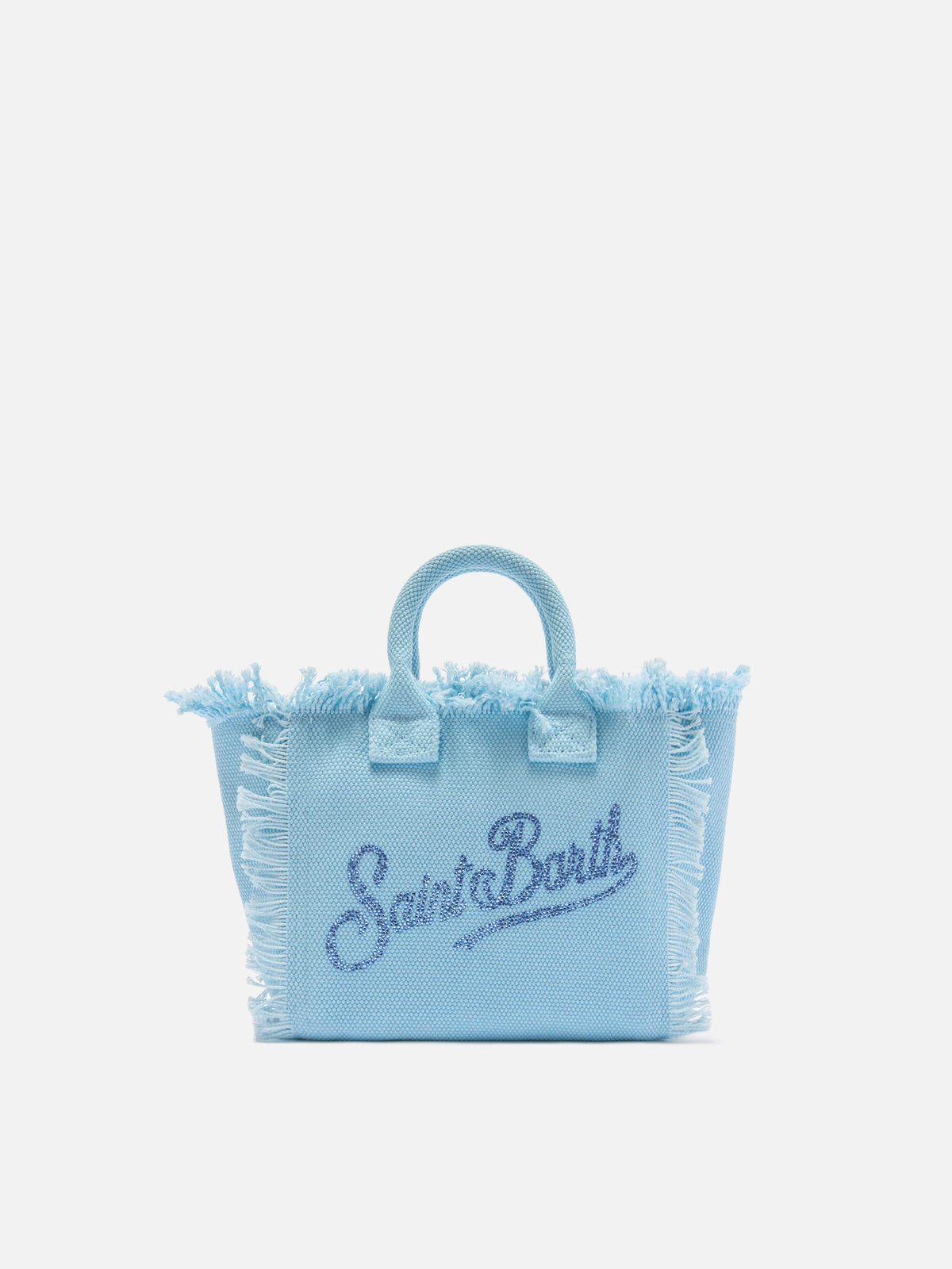 Mini borsa Vanity MC2 Saint Barth — Azzurro strass