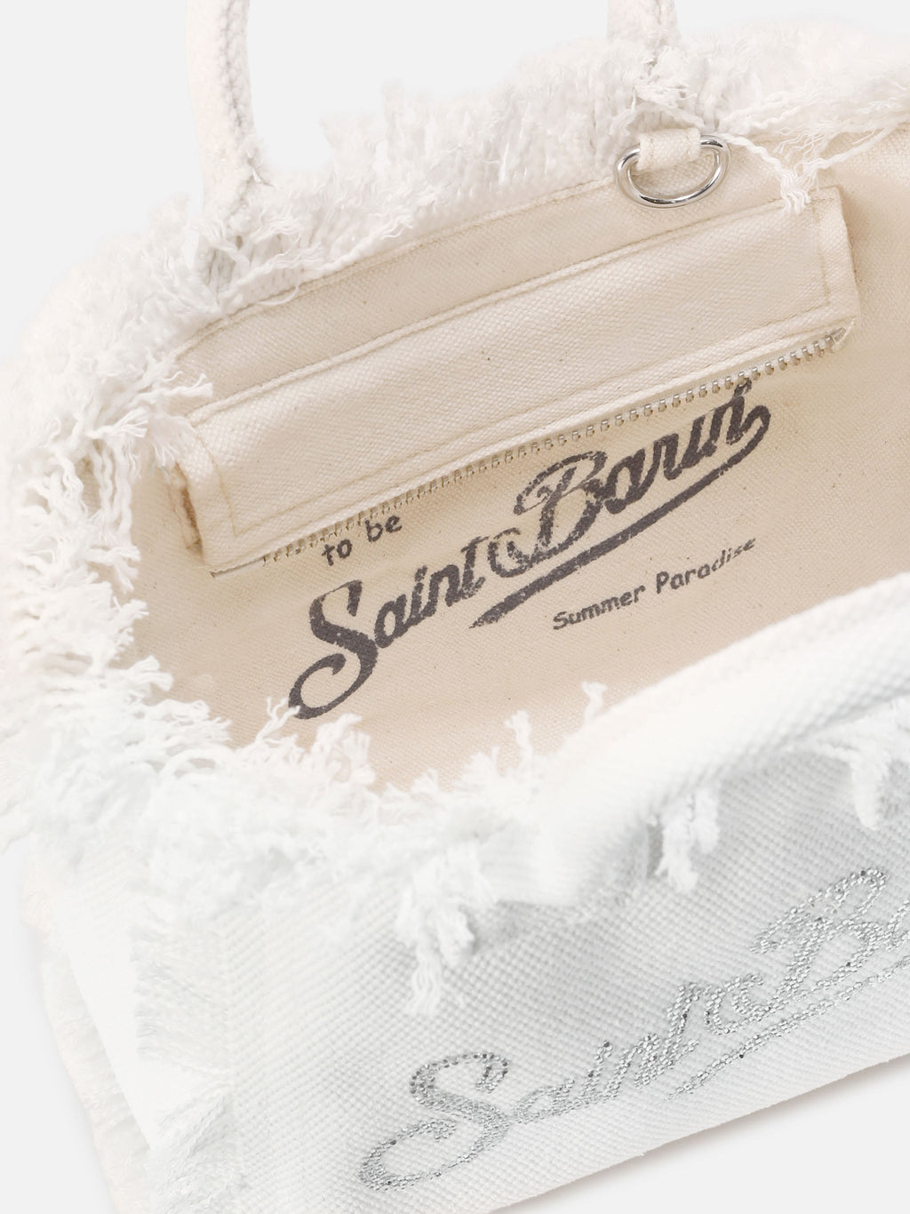 MC2 Saint Barth Vanity mini bag — White rhinestones — view 4