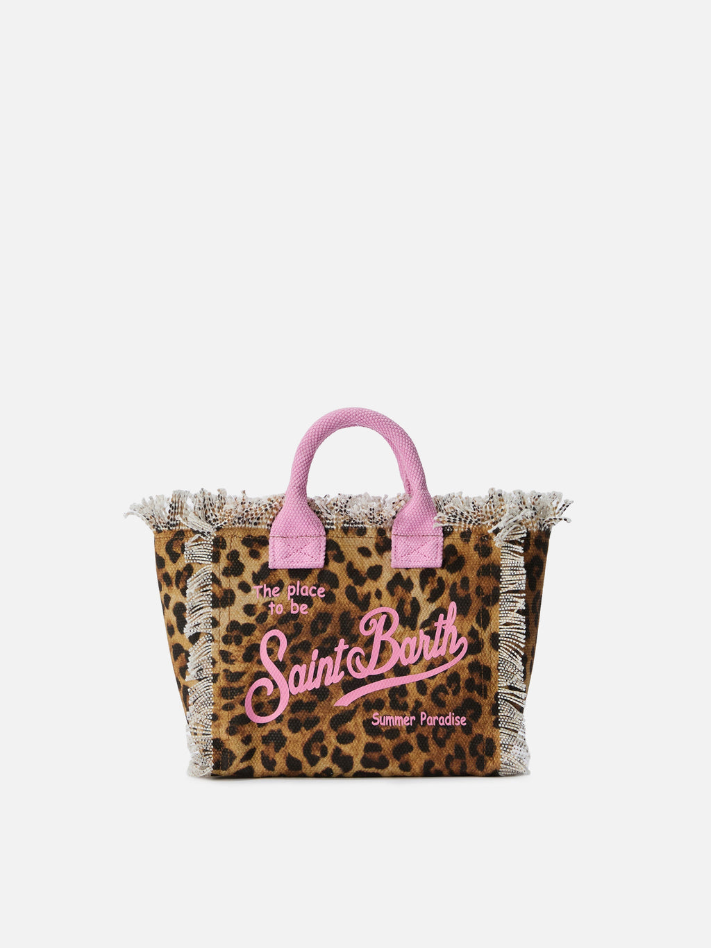 MC2 Saint Barth Vanity mini bag — Leopard and pink