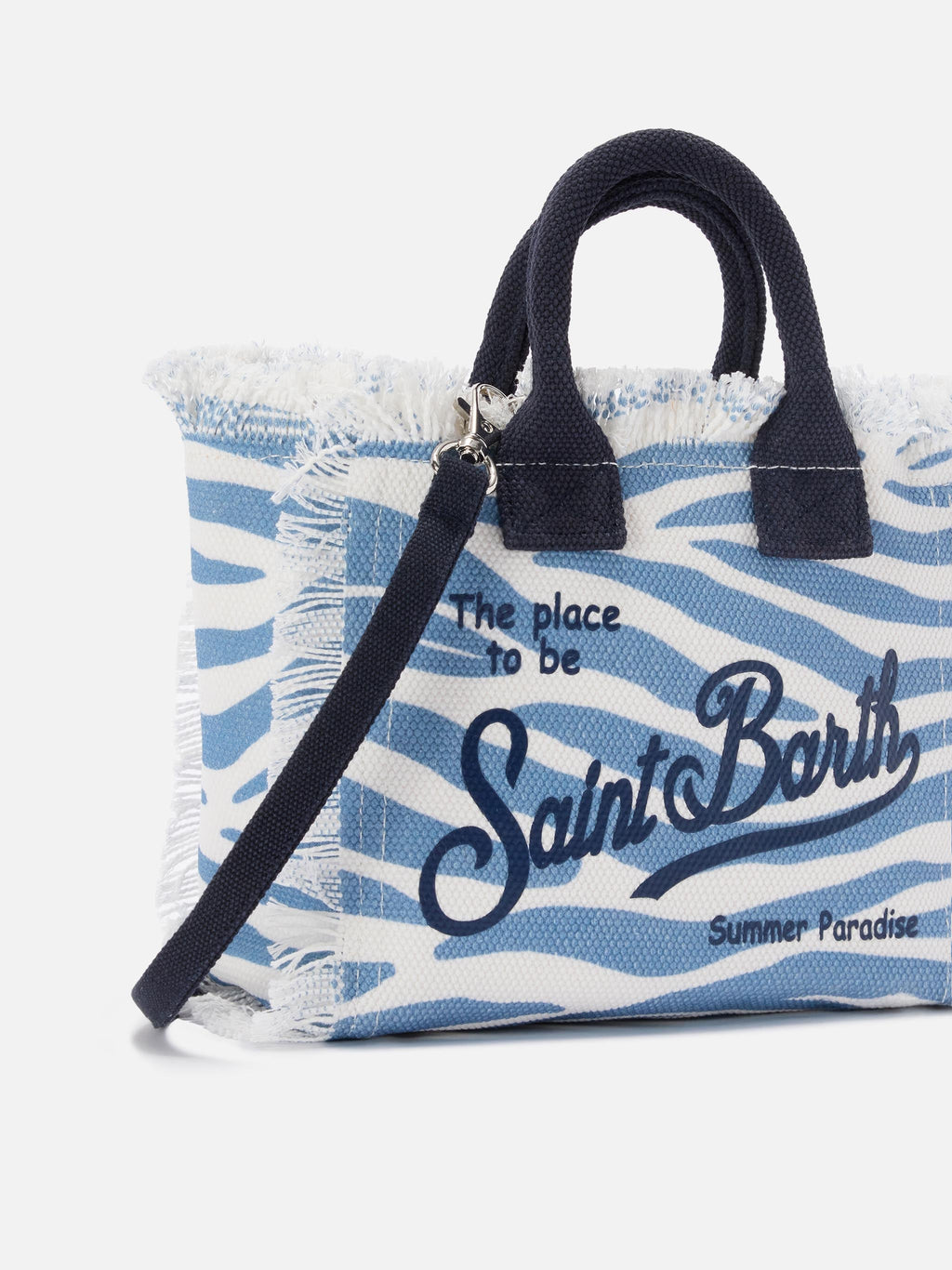 MC2 Saint Barth Vanity mini bag — Blue zebra — view 3