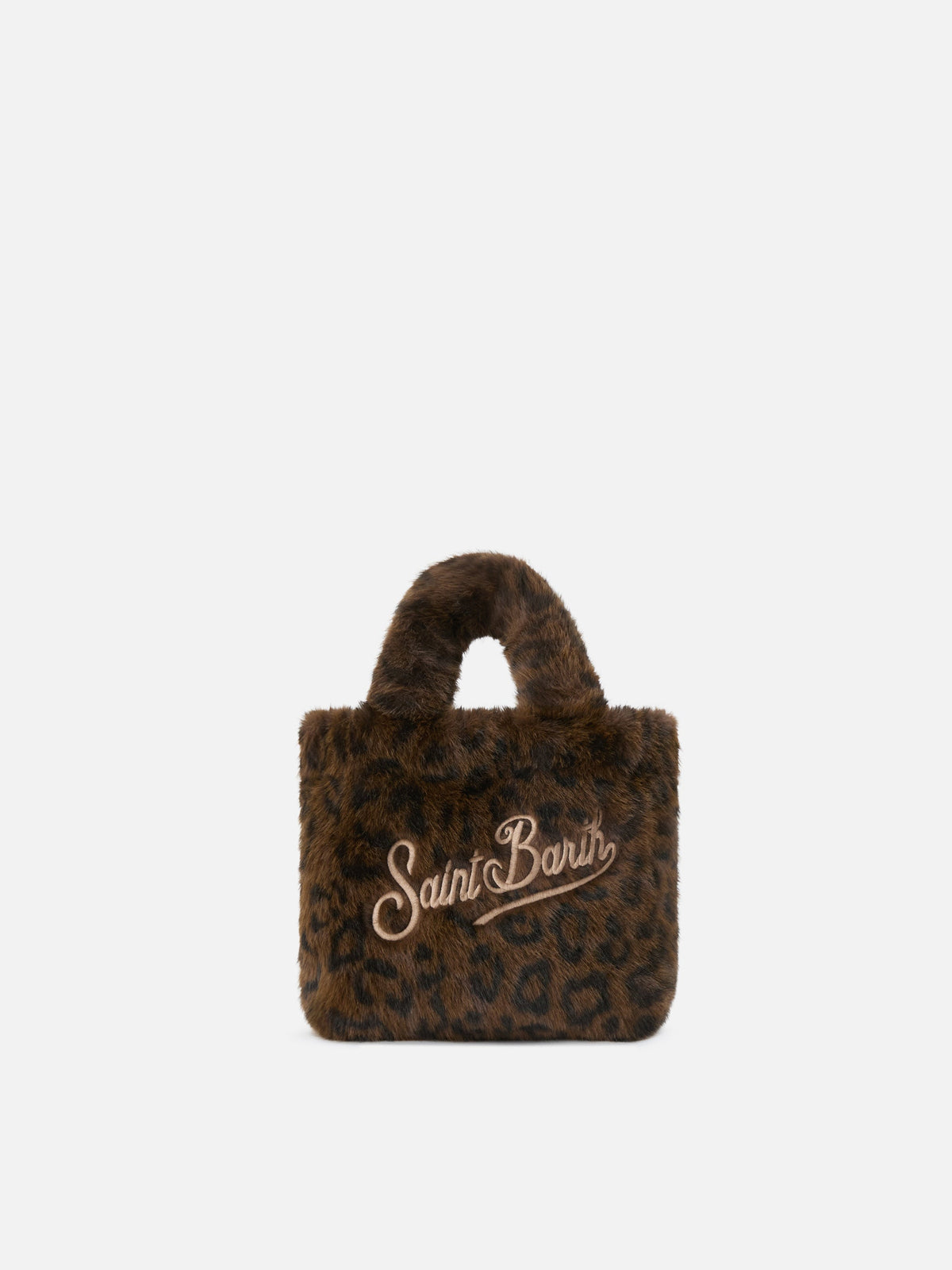 Mini borsa Vanity Soft effetto pelliccia MC2 Saint Barth — Leopardato