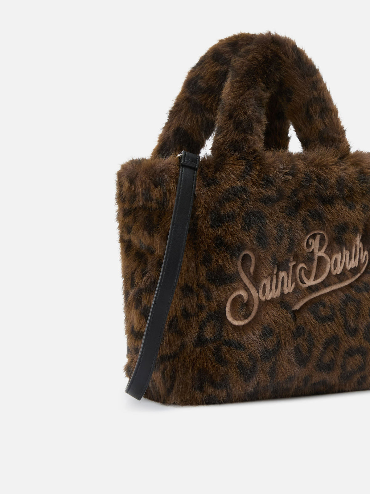 Mini borsa Vanity Soft effetto pelliccia MC2 Saint Barth — Leopardato — vista 3