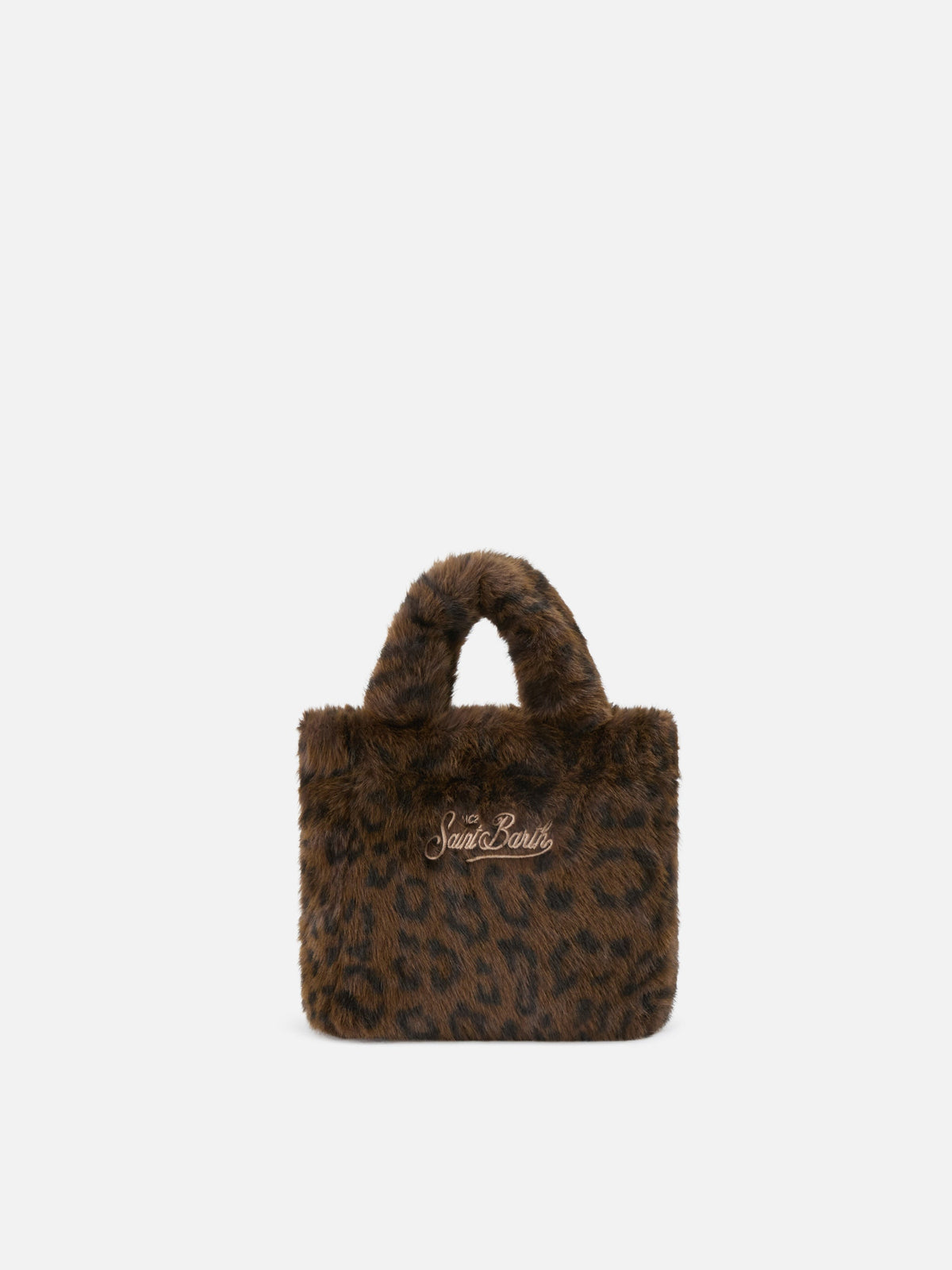 Mini borsa Vanity Soft effetto pelliccia MC2 Saint Barth — Leopardato — vista 4