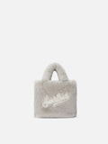 Mini borsa Vanity Soft effetto pelliccia MC2 Saint Barth — Grigio