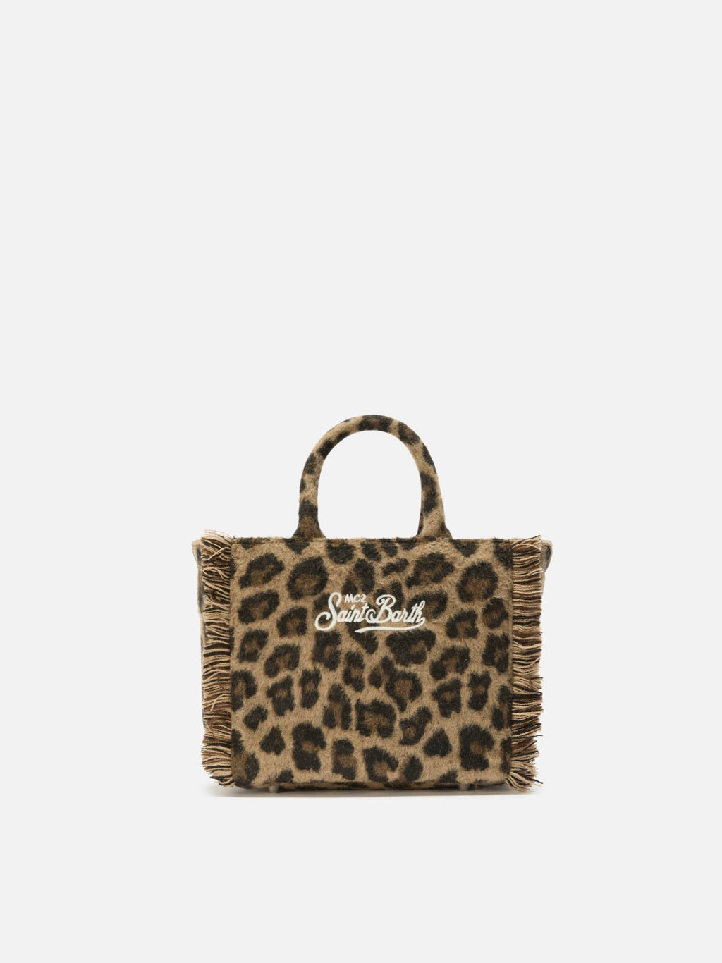Mini borsa Vanity Felt MC2 Saint Barth — Leopardato — vista 4
