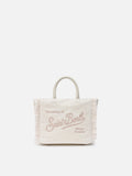 Mini borsa Vanity Felt MC2 Saint Barth — Panna
