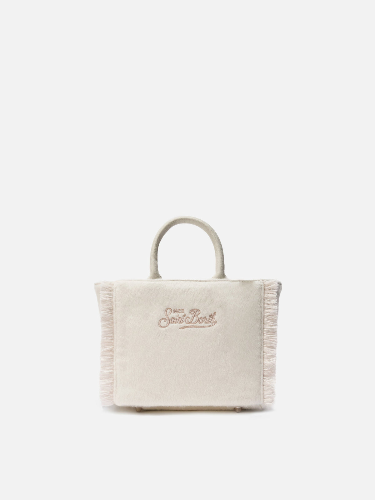 Mini borsa Vanity Felt MC2 Saint Barth — Panna — vista 4