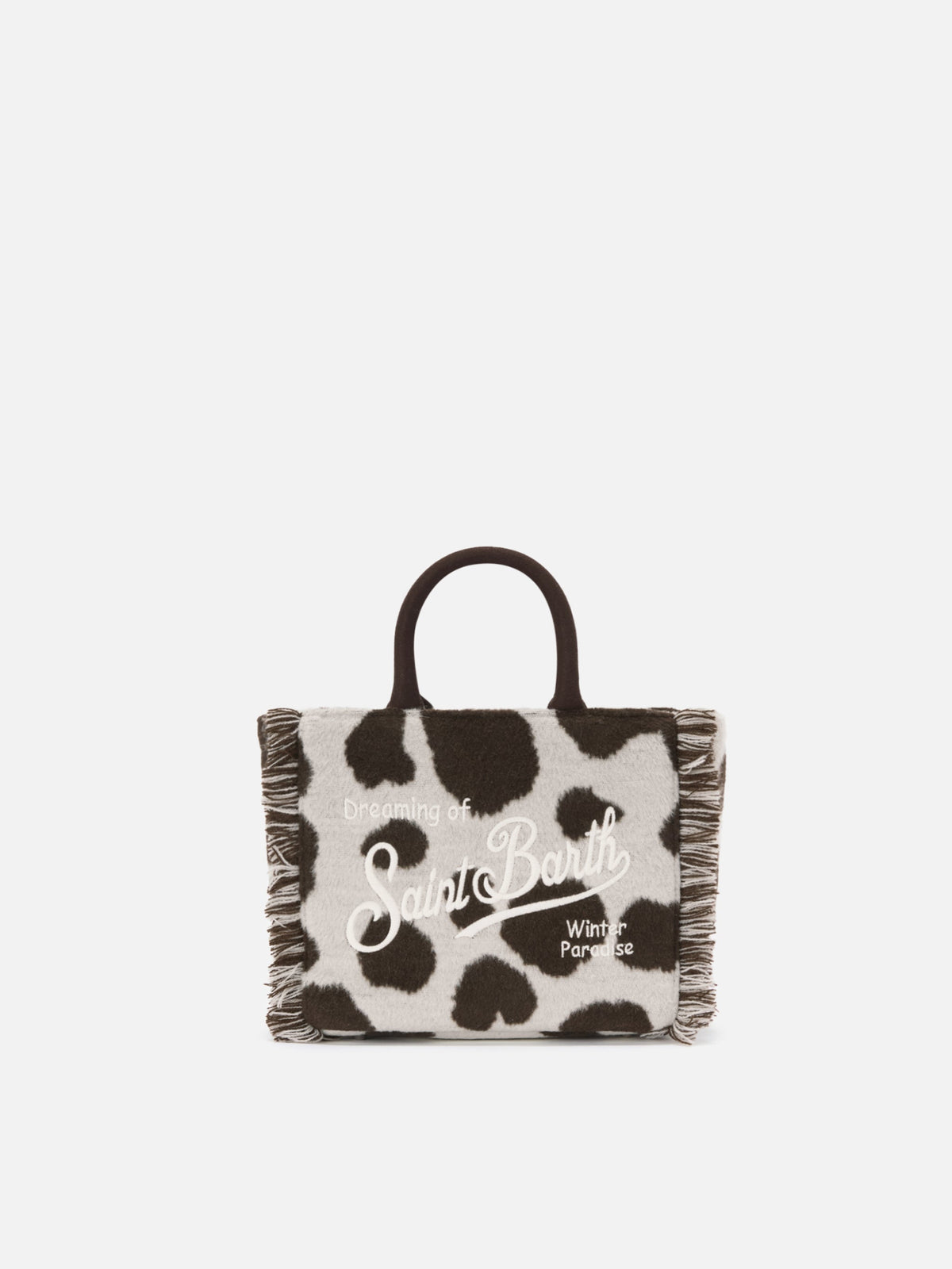 MC2 Saint Barth Felt Vanity mini bag — Cow print