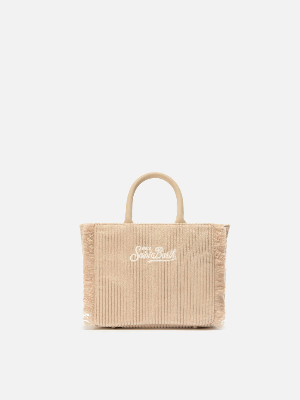 MC2 Saint Barth corduroy Vanity mini bag — Khaki — view 4