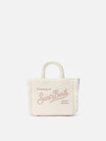 Mini sac Vanity Tweed MC2 Saint Barth — Blanc cassé
