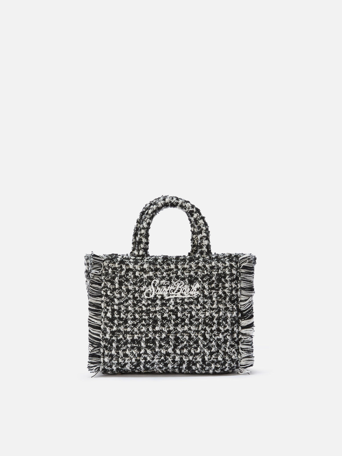 Mini sac Vanity Tweed MC2 Saint Barth — Noir