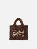 Mini sac Vanity en teddy MC2 Saint Barth — Léopard