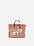 MC2 Saint Barth wool blend Vanity mini bag — Houndstooth