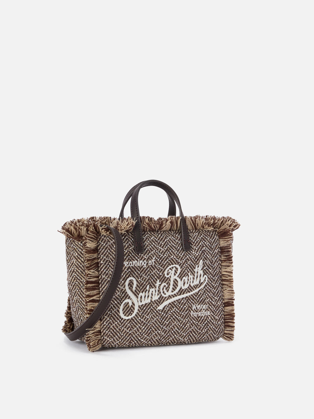 Mini borsa Vanity in misto lana MC2 Saint Barth — Spigato strass — vista 3
