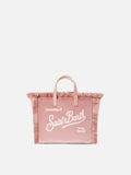 MC2 Saint Barth velvet Vanity mini bag — Pink