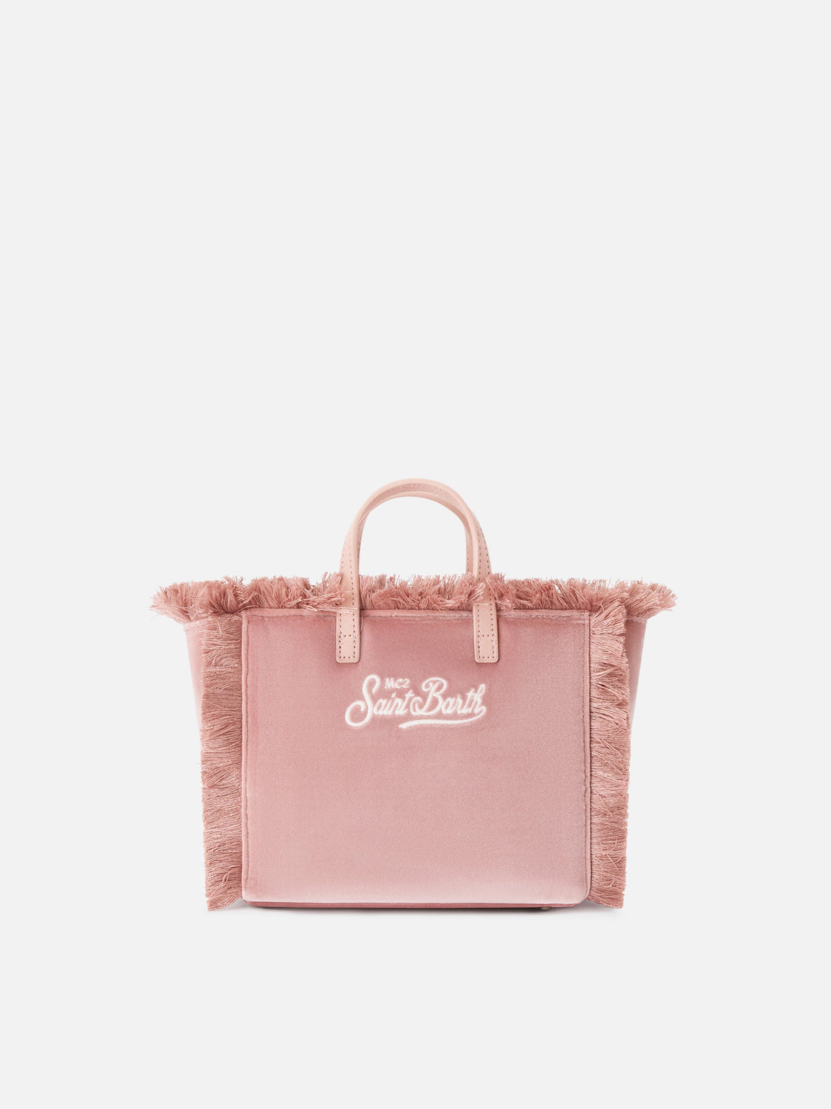 Mini borsa Vanity in velluto MC2 Saint Barth — Rosa — vista 4