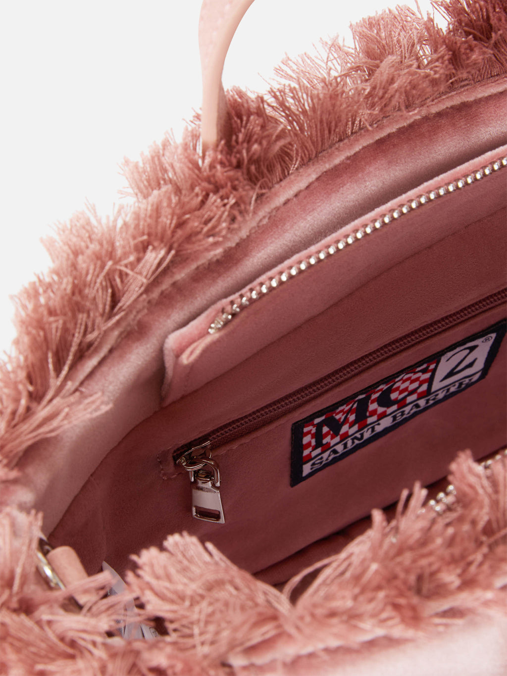 MC2 Saint Barth velvet Vanity mini bag — Pink — view 5