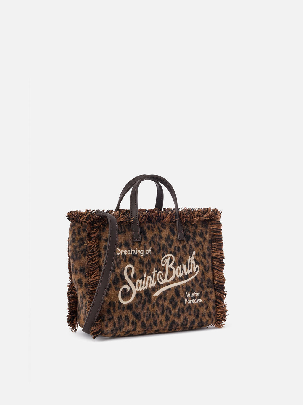 MC2 Saint Barth felt Vanity mini bag — Leopard — view 3