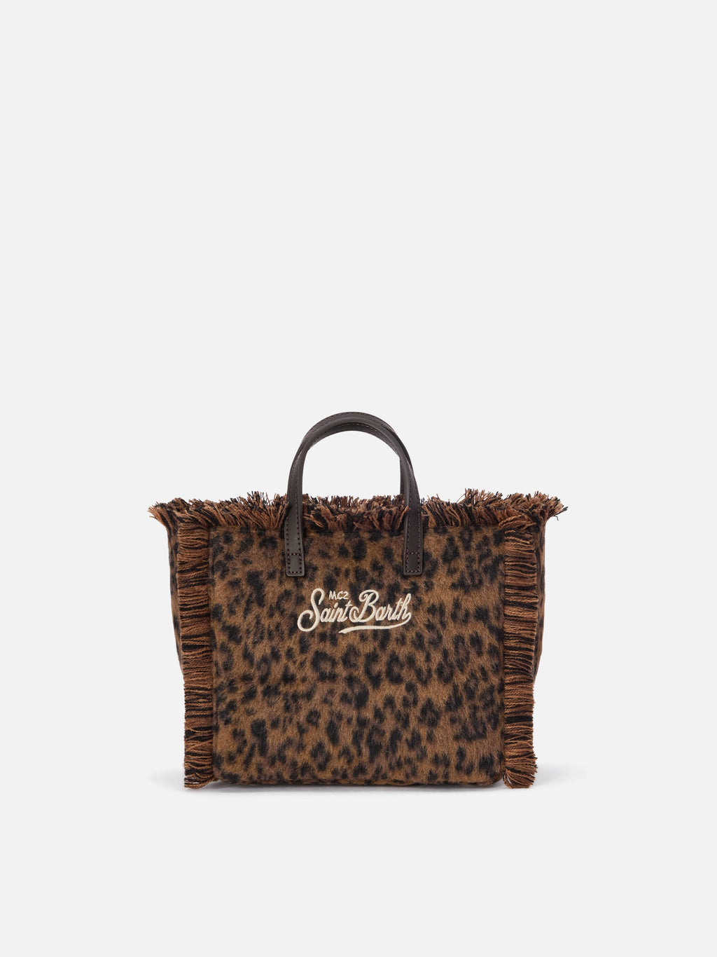 MC2 Saint Barth felt Vanity mini bag — Leopard — view 4
