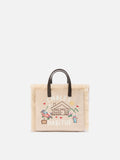 MC2 Saint Barth felt Vanity mini bag — Embroidered chalet
