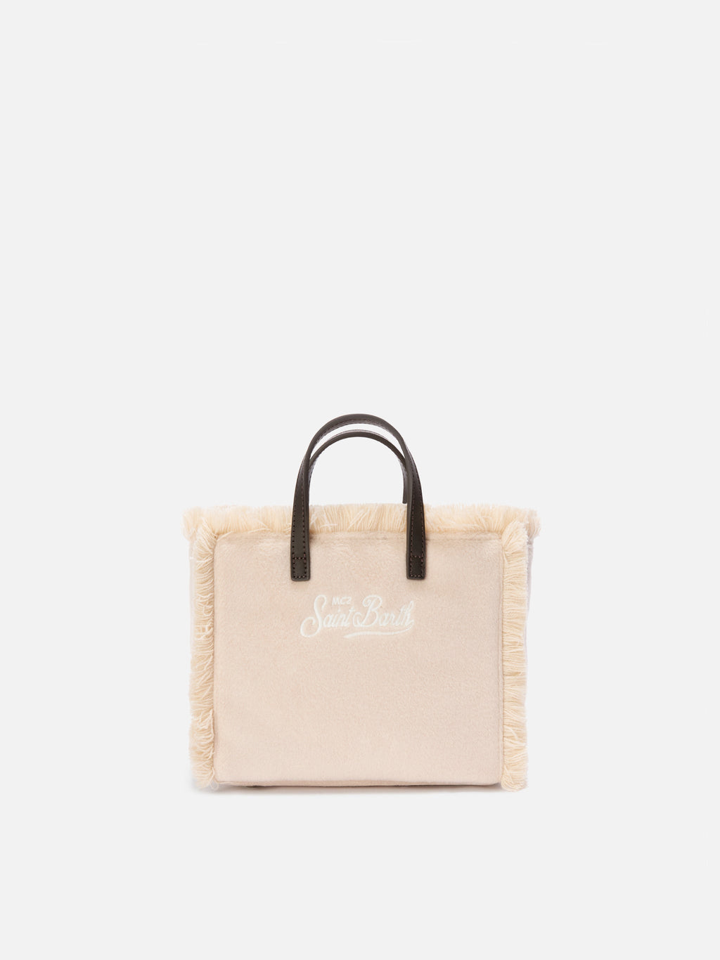 MC2 Saint Barth felt Vanity mini bag — Embroidered chalet — view 4
