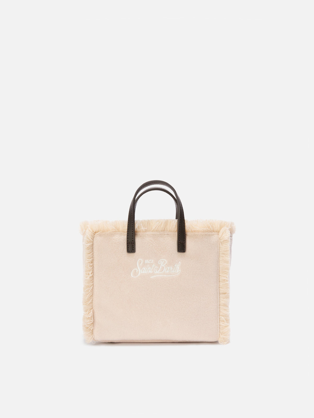 MC2 Saint Barth felt Vanity mini bag — Embroidered chalet — view 4