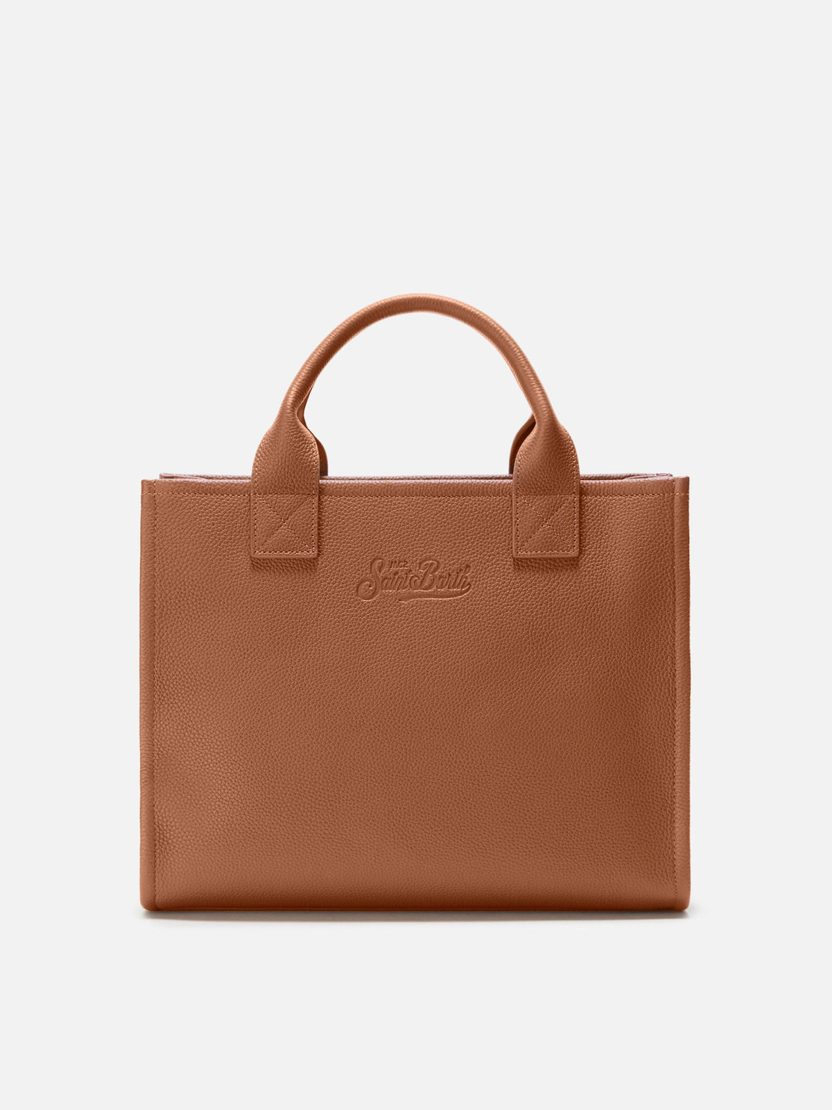 MC2 Saint Barth leather Vanity Bag Large — Camel — view 4