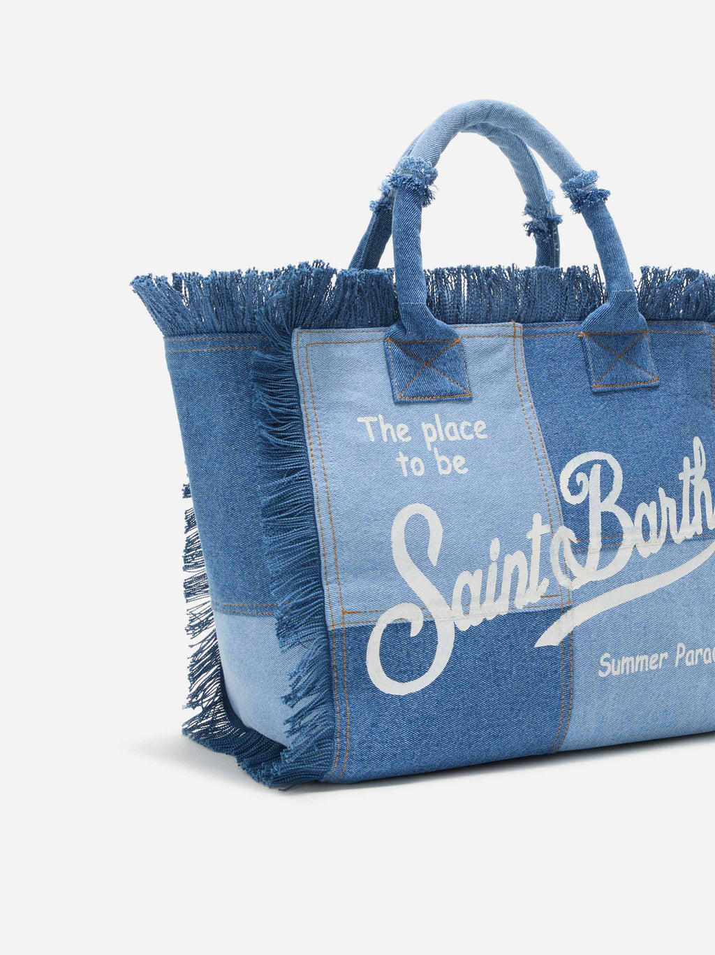MC2 Saint Barth denim Vanity regular bag — Patchwork — view 3