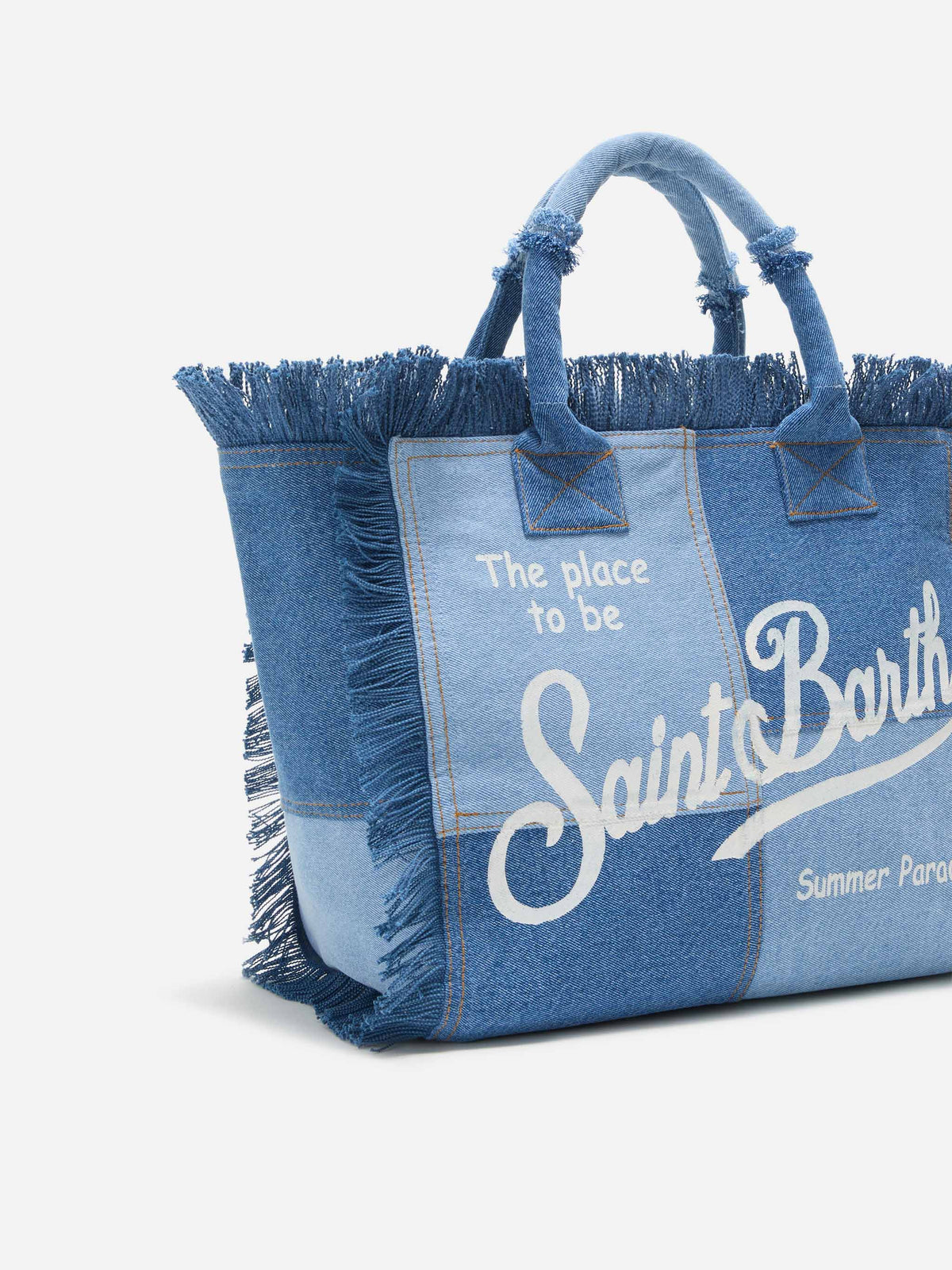 MC2 Saint Barth denim Vanity regular bag — Patchwork — view 3