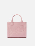 MC2 Saint Barth hammered leather Vanity Bag Midi — Pink