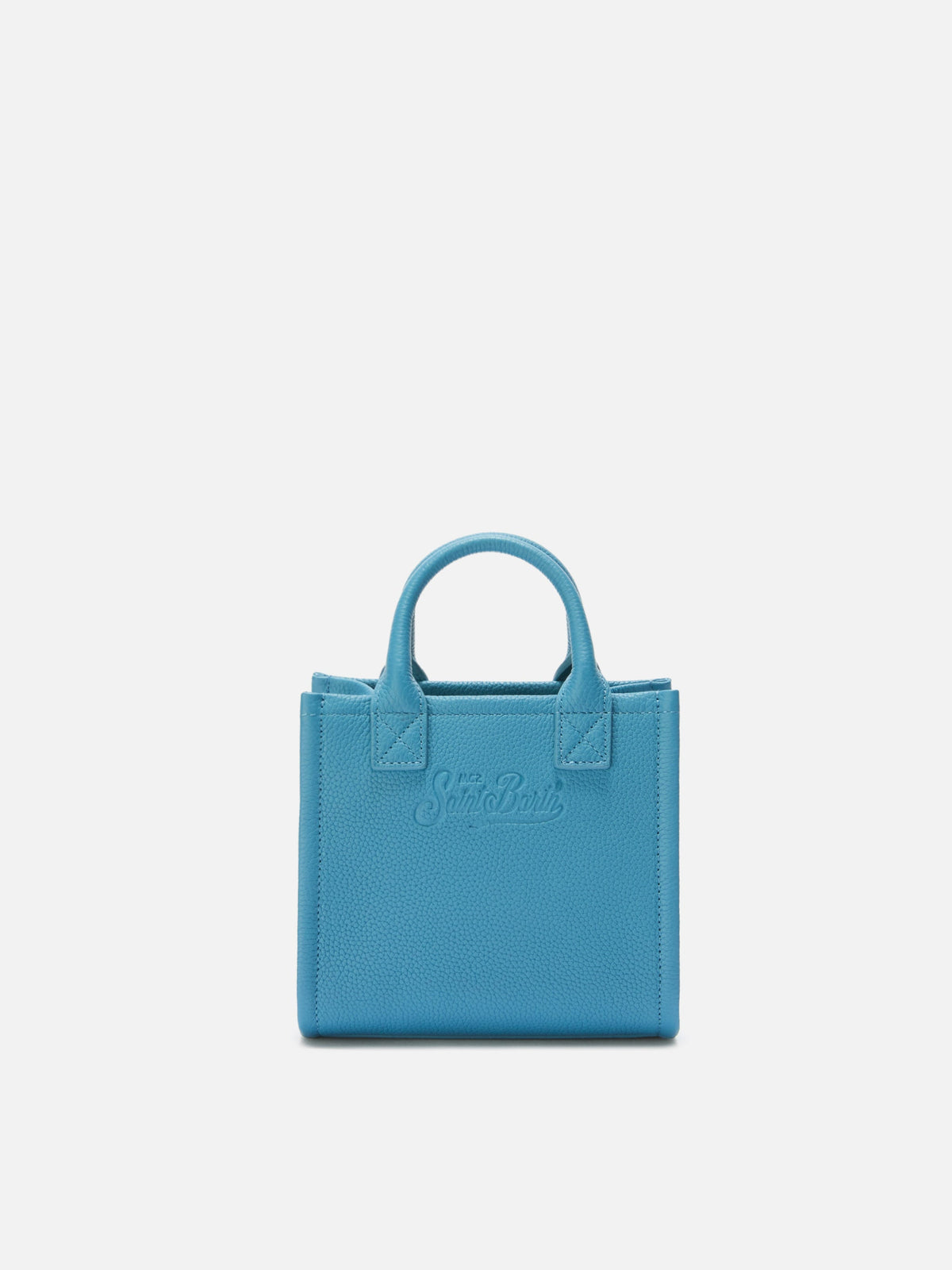 Vanity Bag Mini en cuir martelé MC2 Saint Barth — Vert pétrole — vue 4