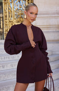 Robe courte Cody — Plum