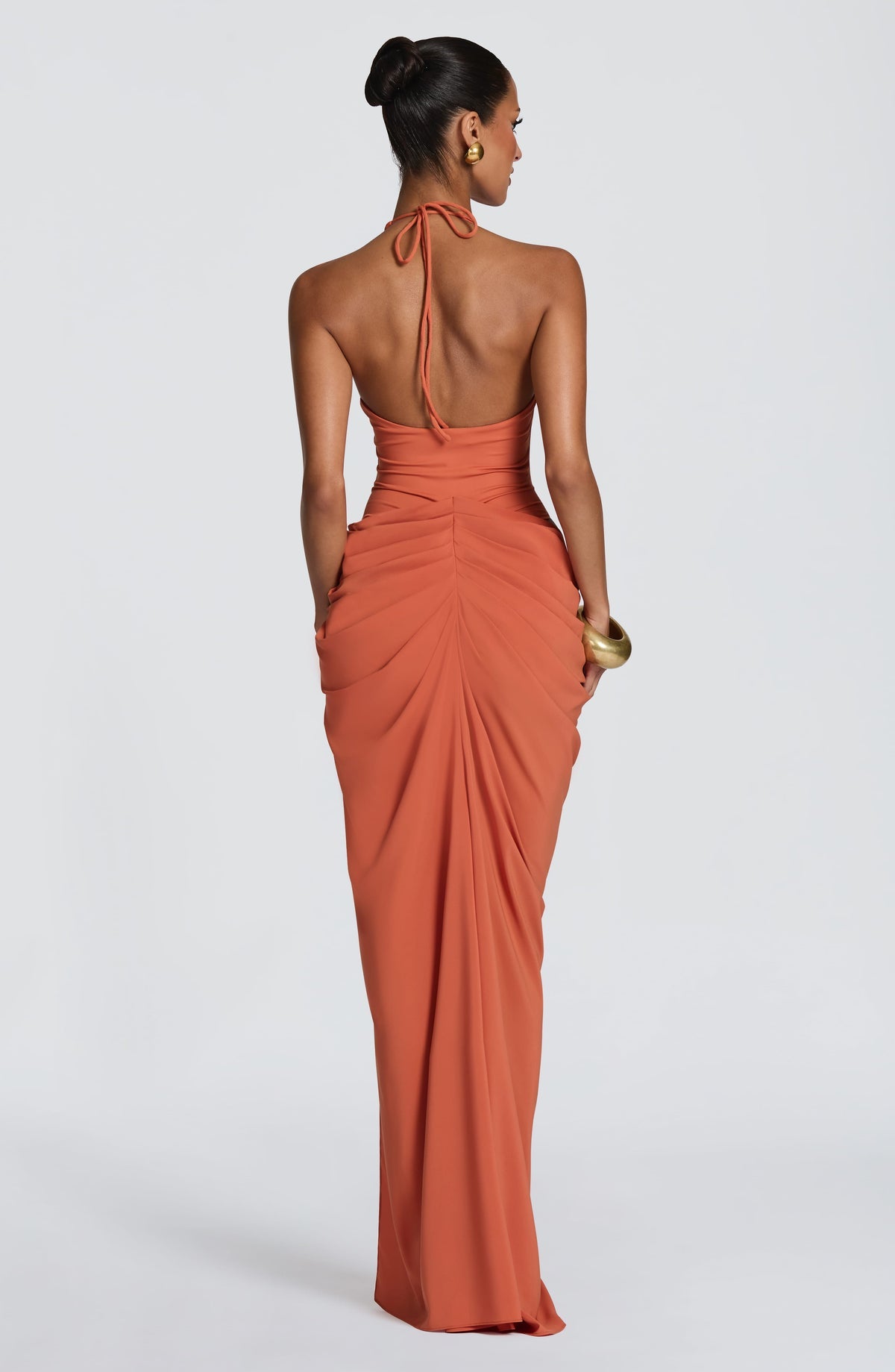 Robe longue Adele — Burnt Orange — vue 2