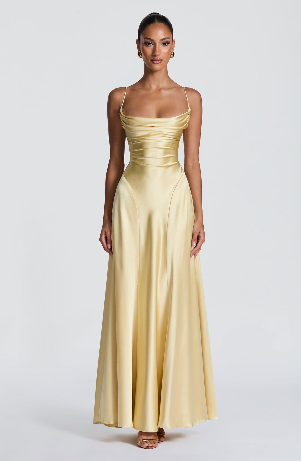 Robe longue Adelina — Citron