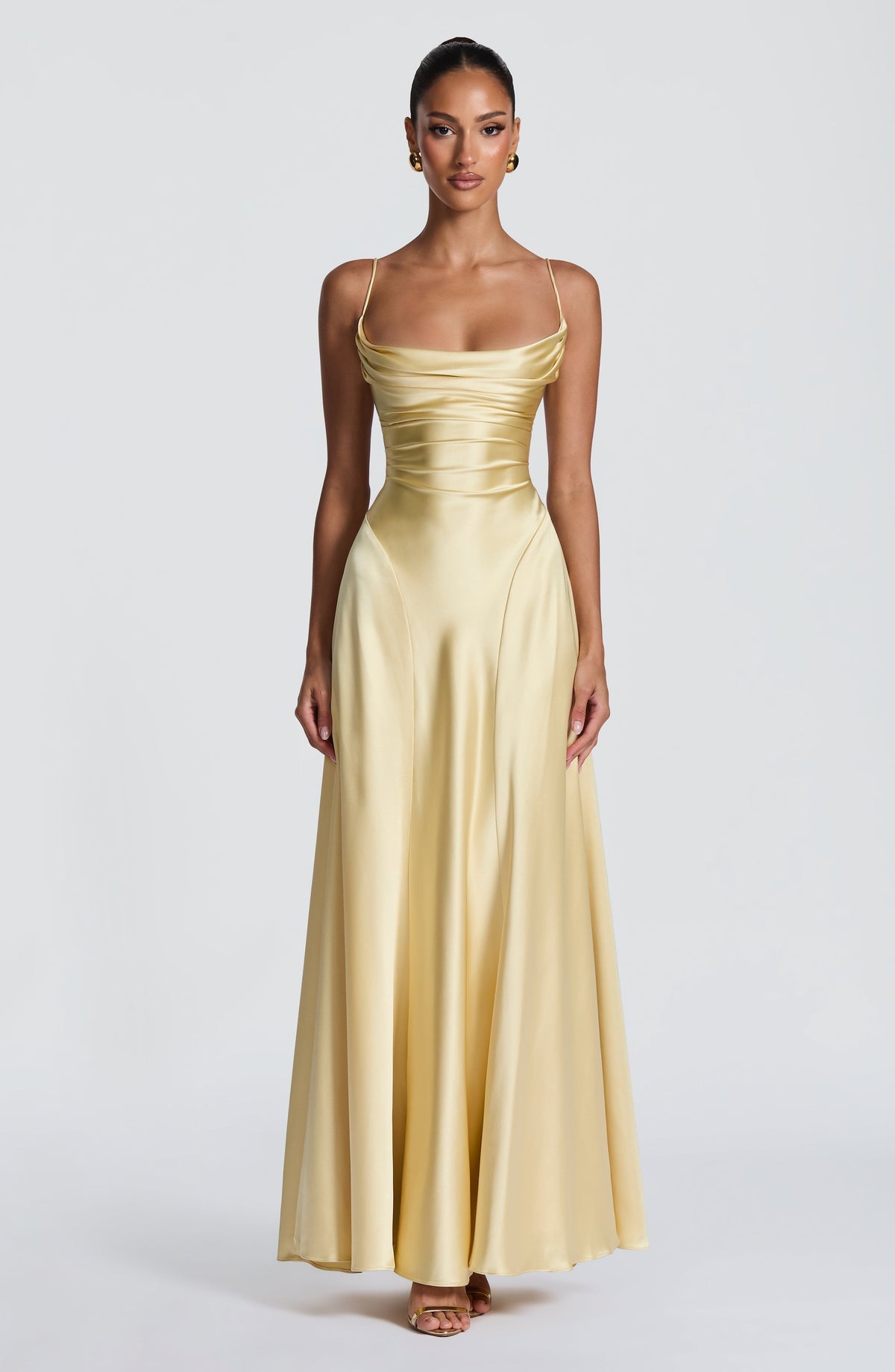 Robe longue Adelina — Citron