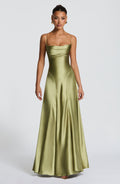 Robe longue Adelina — Light Olive