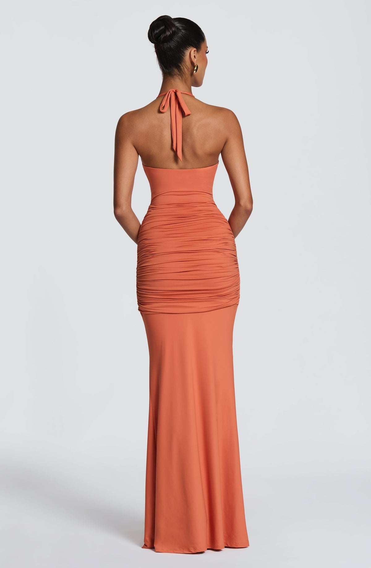 Robe longue Aesha — Burnt Orange — vue 2