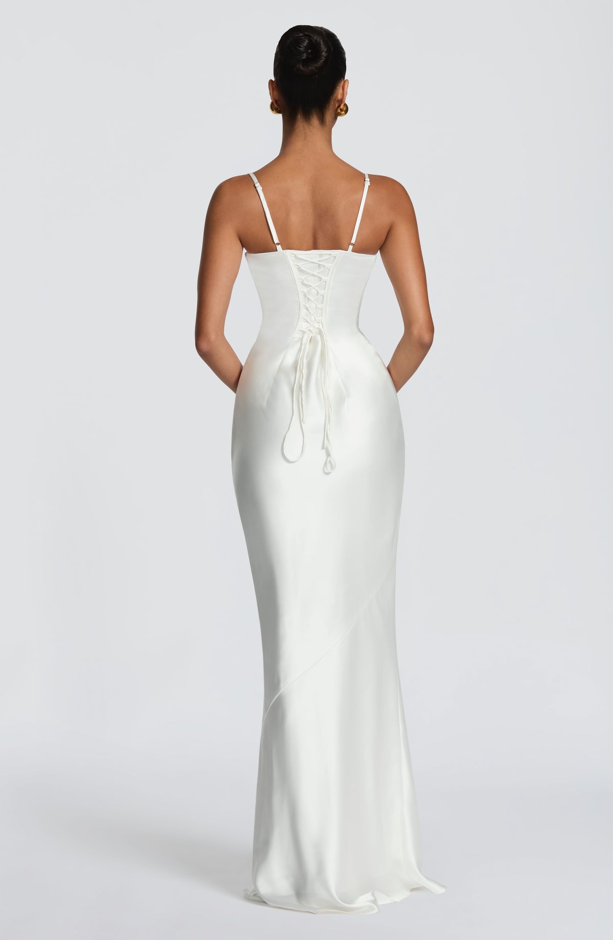 Robe longue Amorette — Ivoire — vue 2