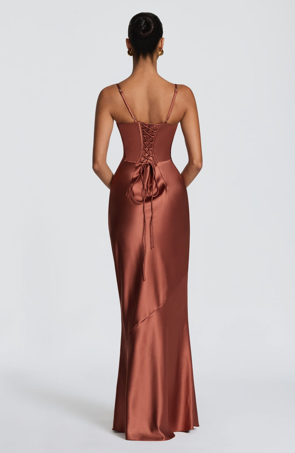 Robe longue Amorette — Rust — vue 2