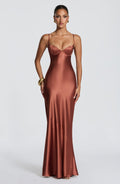 Robe longue Amorette — Rust