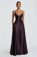 Robe longue Asterin — Plum