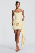 Robe courte Avelina — Citron