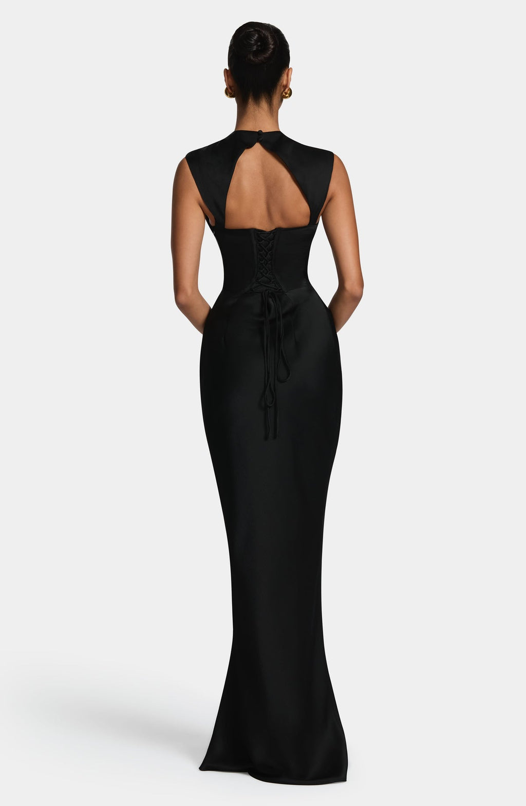 Robe longue Avielle — Noir — vue 2