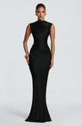 Robe longue Avielle — Noir